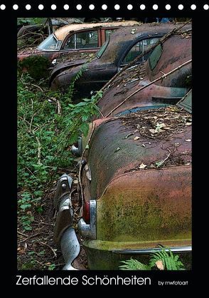 Zerfallende Schönheiten – Historischer Autofriedhof (Tischkalender 2019 DIN A5 hoch) von Fotoart Marlis Wasserfallen Bürgi,  MW