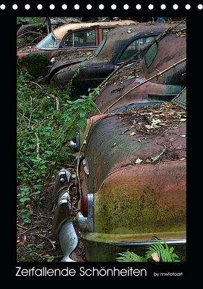 Zerfallende Schönheiten – Historischer Autofriedhof (Tischkalender 2020 DIN A5 hoch) von Fotoart Marlis Wasserfallen Bürgi,  MW