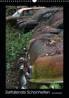 Zerfallende Schönheiten – Historischer Autofriedhof (Wandkalender 2019 DIN A3 hoch) von Fotoart Marlis Wasserfallen Bürgi,  MW