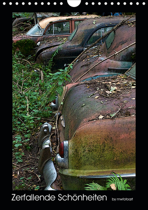 Zerfallende Schönheiten – Historischer Autofriedhof (Wandkalender 2021 DIN A4 hoch) von Fotoart Marlis Wasserfallen Bürgi,  MW