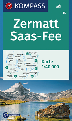 KOMPASS Wanderkarte Zermatt, Saas-Fee von KOMPASS-Karten GmbH