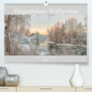 Ziegenhainer Wallgraben (Premium, hochwertiger DIN A2 Wandkalender 2021, Kunstdruck in Hochglanz) von Lidiya