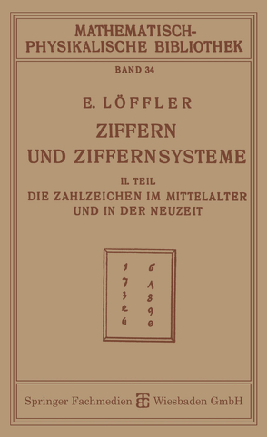 Ziffern und Ziffernsysteme von Löffler,  Eugen