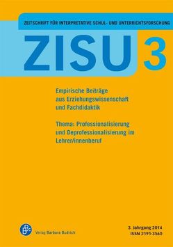 ZISU – Zeitschrift für interpretative Schul- und Unterrichtsforschung von Bonnet,  Andreas, Hericks,  Uwe