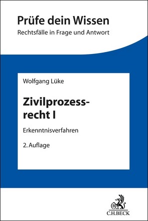 Zivilprozessrecht I von Lüke,  Wolfgang