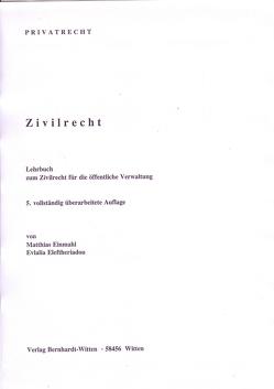 Zivilrecht von Einmahl,  Matthias, Eleftheriadou,  Evlalia