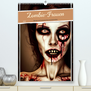 Zombie-Frauen – Blutige und faulende Horrorschönheiten (Premium, hochwertiger DIN A2 Wandkalender 2023, Kunstdruck in Hochglanz) von aka stine1,  Christine