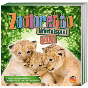 Zooloretto Würfelspiel Trio Erweiterung von Design/Main, Schacht,  Michael