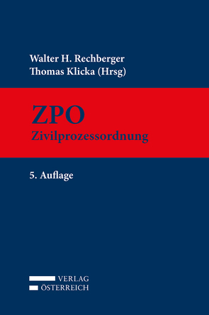 ZPO von Klicka,  Thomas, Rechberger,  Walter