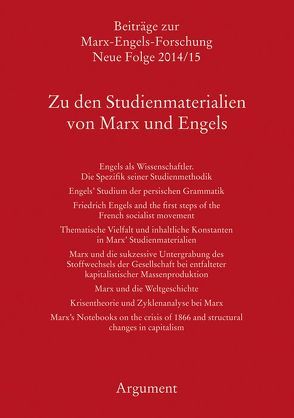 Zu den Studienmaterialien von Marx und Engels von Hecker,  Rolf, Sperl,  Richard, Vollgraf,  Carl-Erich