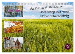 Zu Fuß durch Nordhessen – Unterwegs auf dem Habichtswaldsteig (Tischkalender 2024 DIN A5 quer), CALVENDO Monatskalender von Bering,  Thomas