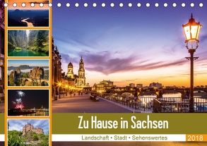 Zu Hause in Sachsen (Tischkalender 2018 DIN A5 quer) von Christoph Perret,  CP-PhotoGraphics.de