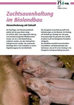 Zuchtsauenhaltung im Biolandbau