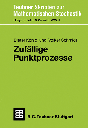 Zufällige Punktprozesse von König,  Dieter, Schmidt,  Volker