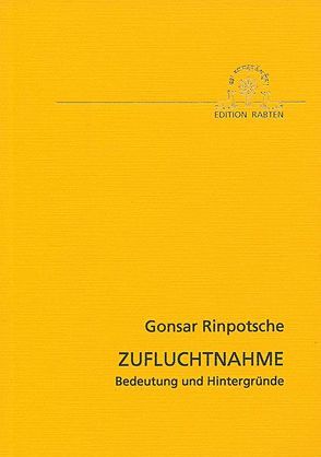 Zufluchtnahme von Gonsar Rinpotsche