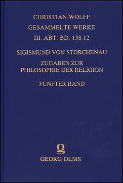 Zugaben zur Philosophie der Religion. von Storchenau,  Sigismund von