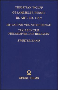 Zugaben zur Philosophie der Religion. von Storchenau,  Sigismund von