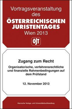 Zugang zum Recht von Österreichischer Juristentag