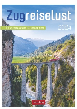 Zugreiselust Wochen-Kulturkalender 2024 von Korbinian Fleischer