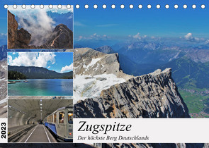 Zugspitze – Der höchste Berg Deutschlands (Tischkalender 2023 DIN A5 quer) von TakeTheShot