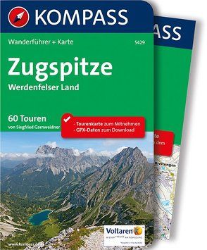 KOMPASS Wanderführer 5429 Zugspitze, Werdenfelser Land von Garnweidner,  Siegfried