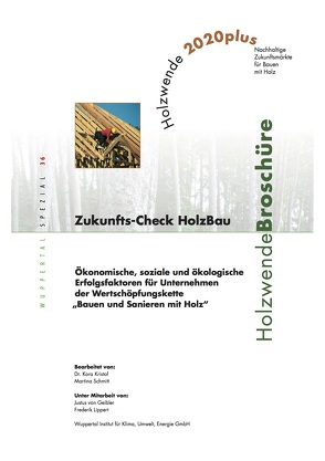 Zukunfts-Check HolzBau von Kristof,  Kora, Schmitt,  Martina