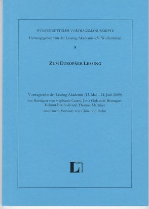 Zum Europäer Lessing. von Berthold,  Helmut, Catani,  Stephanie, Golawski-Braungart,  Jutta, Martinec,  Thomas