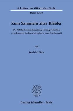 Zum Sammeln alter Kleider. von Bühs,  Jacob M.