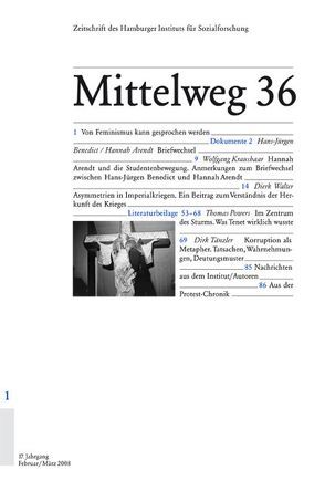 Zum Verständnis der Zukunft des Krieges von Arendt,  Hannah, Benedict,  Hans J, Kraushaar,  Wolfgang, Powers,  Thomas, Tänzler,  Dirk, Walter,  Dierk