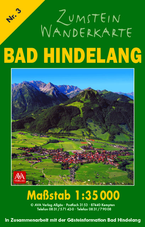 Zumstein Wanderkarte Bad Hindelang