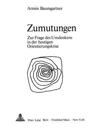 Zumutungen von Baumgartner,  Armin