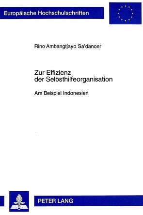 Zur Effizienz der Selbsthilfeorganisation von Sa danoer,  Rino