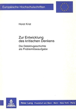 Zur Entwicklung des kritischen Denkens von Krist,  Horst