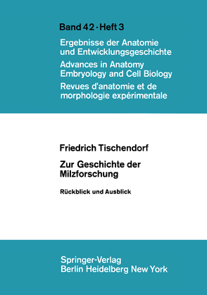 Zur Geschichte der Milzforschung von Tischendorf,  F.