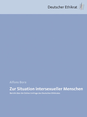 Zur Situation intersexueller Menschen von Bora,  Alfons