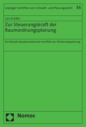 Zur Steuerungskraft der Raumordnungsplanung von Kindler,  Lars