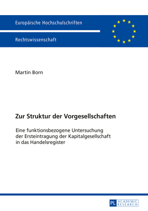 Zur Struktur der Vorgesellschaften von Born,  Martin