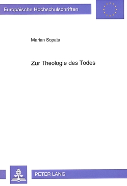 Zur Theologie des Todes von Sopata,  Marian