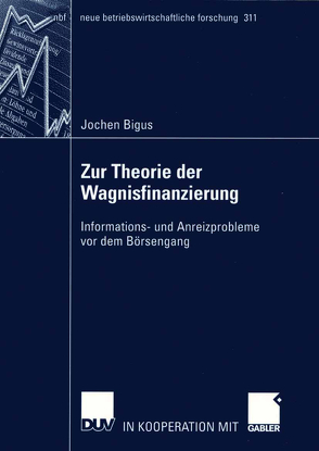 Zur Theorie der Wagnisfinanzierung von Bigus,  Jochen