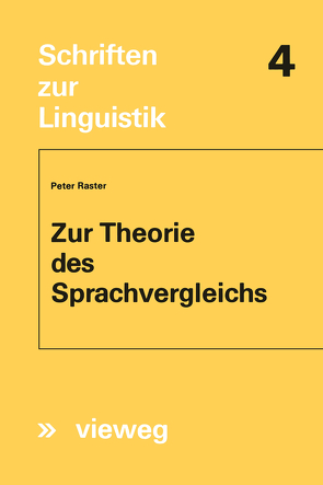 Zur Theorie des Sprachvergleichs von Raster,  Peter