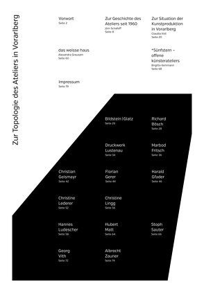 Zur Topologie des Ateliers in Vorarlberg von Gfader,  Harald, Grausam,  Alexandra, Kemmann,  Brigitte, Schafaff,  Jörn, Voit,  Claudia