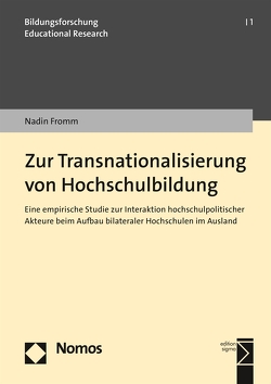 Zur Transnationalisierung von Hochschulbildung von Fromm,  Nadin