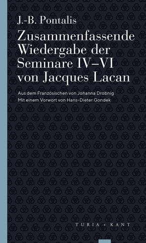 Zusammenfassende Wiedergabe der Seminare IV–VI von Jacques Lacan von Drobnig,  Johanna;Kleiner,  unter Mitarbeit von Hans Naumann;Gondek,  mit einem Vorwort von Hans-Dieter, Pontalis,  J B, Widmer,  Hans-Dieter Gondek