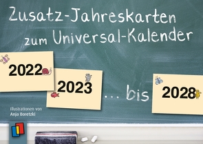 Zusatz-Jahreskarten zum Universal-Kalender von Boretzki,  Anja