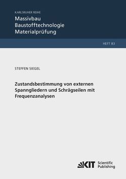 Zustandsbestimmung von externen Spanngliedern und Schrägseilen mit Frequenzanalysen von Siegel,  Steffen