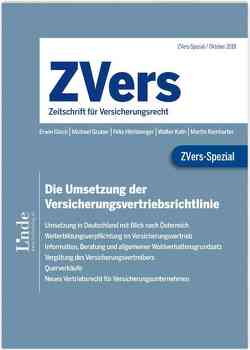 ZVers-Spezial Die Umsetzung der Versicherungsvertriebsrichtlinie von Gisch,  Erwin, Gruber,  Michael, Hörlsberger,  Felix, Kath,  Walter, Ramharter,  Martin, Reiff,  Peter