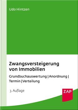 Zwangsversteigerung von Immobilien von Hintzen,  Udo