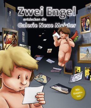 Zwei Engel entdecken die Galerie Neue Meister von Blei-Hoch,  Claudia, Kaden,  Michael, Stübing,  Bianka