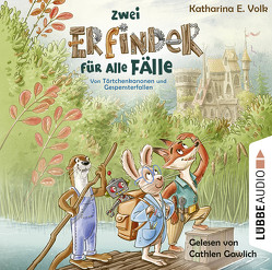 Zwei Erfinder für alle Fälle – Von Törtchenkanonen und Gespensterfallen von Fix,  Patrick, Göbel,  Carolin Sophie, Volk,  Katharina E.