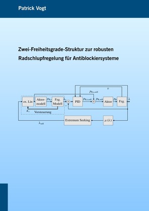 Zwei-Freiheitsgrade-Struktur zur robusten Radschlupfregelung für Antiblockiersysteme von Vogt,  Patrick